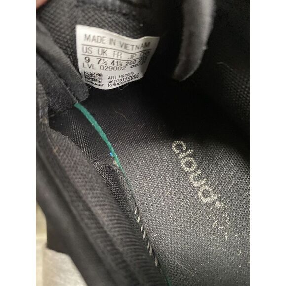 Adidas Womens Cloudfoam LVL 02009 Black Running Shoes Sneakers Size 9 - Picture 5 of 9